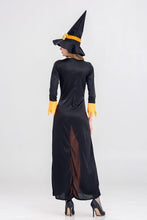 Load image into Gallery viewer, Halloween Witch Cosplay Party Maxi Dress