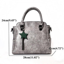 Load image into Gallery viewer, Elegant PU Leather Handbag Star Decorational Shoulder Bags Crossbody Bags For Women
