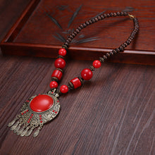 Load image into Gallery viewer, Tibetan ethnic style retro Bohemian necklace pendant beads with jewelry