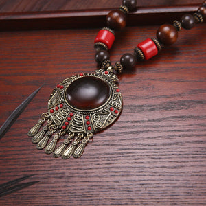 Tibetan ethnic style retro Bohemian necklace pendant beads with jewelry