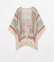 Load image into Gallery viewer, Casual Floral Loose Cardigan Summer Jacket Tops