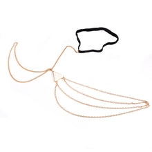 Load image into Gallery viewer, Wild Personality Geometric Turquoise Multi-Layer Leg Chain