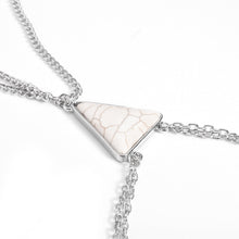 Load image into Gallery viewer, Wild Personality Geometric Turquoise Multi-Layer Leg Chain