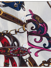 Load image into Gallery viewer, Casual Printed Colour Loose Long Sleeve Shirt