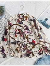 Load image into Gallery viewer, Casual Printed Colour Loose Long Sleeve Shirt