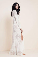 Load image into Gallery viewer, Embroidered White Long Sleeve Boho Dress