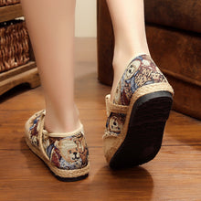 Load image into Gallery viewer, Easy To Wear Ethnic Women&#39;s Shoes Hot Comfortable Non Slip Breathable Cotton and Hemp Bear Cloth Shoes