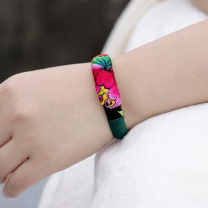 Ethnic Style Embroidery Handmade Bracelet