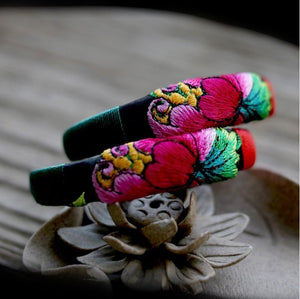 Ethnic Style Embroidery Handmade Bracelet