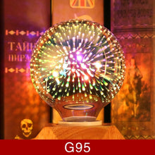 Load image into Gallery viewer, 3D Decoration LED Bulb E27 6W 85-265V Vintage Edison Light Bulb Star Fireworks Lamp Holiday Night Light Novelty Christmas Tree