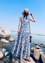 Load image into Gallery viewer, Gypsy Style Bohemian Chic Hippie V-Neck Sleeveless Beach Dress
