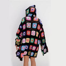 Load image into Gallery viewer, Handmade Hollow Tassel Hooded Sweater Cardigan