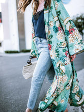 Load image into Gallery viewer, Fashion Floral Printed Cover-up Outwear
