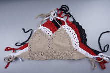 Load image into Gallery viewer, Hand Crocheted Bikini Wrapped In A Hot Spring Split Swimsuit