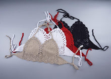 Load image into Gallery viewer, Hand Crocheted Bikini Wrapped In A Hot Spring Split Swimsuit