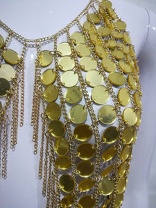 Sexy Necklace Personality Handmade Sequins Body Accessories