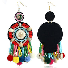 Load image into Gallery viewer, Boho E-Plating Technic Alloy Shell Earrings