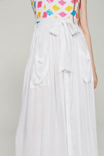 Load image into Gallery viewer, New Spaghetti Strap Backless Embroidered Maxi Dress