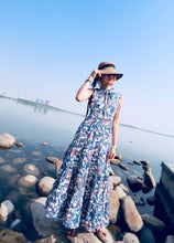 Load image into Gallery viewer, Gypsy Style Bohemian Chic Hippie V-Neck Sleeveless Beach Dress