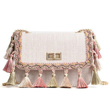 Load image into Gallery viewer, 2018 Tassel Mini Chain Canvas Shoulder Crossbody Bag