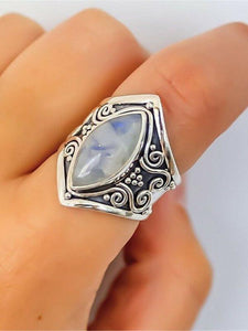 Vintage Moonstone Exaggerated Ring Jewelry