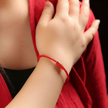 Load image into Gallery viewer, Potala Palace cinnabar bracelet with six words of truth bracelet
