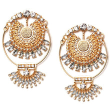 Load image into Gallery viewer, Exaggerated Fashion Vintage Alloy Diamond Earrings