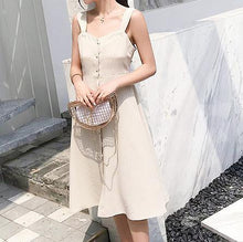 Load image into Gallery viewer, 2018 VINTAGE HIGH-WAIST BOW LONG DRESS