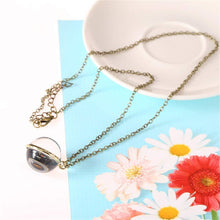 Load image into Gallery viewer, Universe Solar System Pendent Double-Sided Glass Ball Necklace
