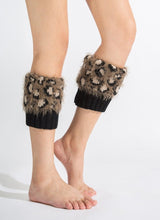 Load image into Gallery viewer, Boot cuff thick short-sleeved thick thick bamboo knit wool yarn socks - 3