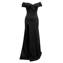 Load image into Gallery viewer, Sexy Off Shoulder Side Split Bodycon Party Maxi Dress