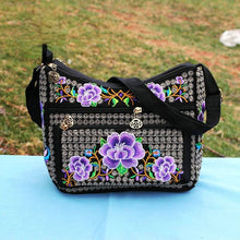 Load image into Gallery viewer, New Ethnic Style Women&#39;s Embroidery Bag Large Capacity Multi layer Embroidery One shoulder Crossbody Cosmetic Bag