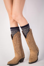 Load image into Gallery viewer, Boot cuff thick short-sleeved thick thick bamboo knit wool yarn socks - 4