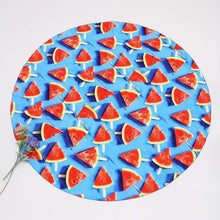 Load image into Gallery viewer, CREATIVE WATERMELON PRINTED Round BEACH Mat