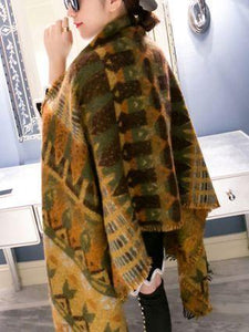 Autumn And Winter Warm Artificial Cashmere Thick Scarf Shawl