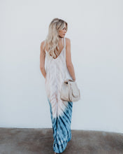 Load image into Gallery viewer, Bohemian Print V-Neck Sling Backless Maxi Dress