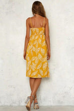 Load image into Gallery viewer, Spaghetti Strap Print Beach Casual Mini Dress