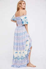 Load image into Gallery viewer, 2018 New Printed Off Shoulder Beach Boho Maxi Long Dress