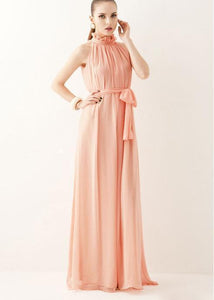 Halter Chiffon Bohemia Maxi Long Party Dress