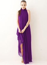 Load image into Gallery viewer, Halter Chiffon Bohemia Maxi Long Party Dress