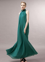 Load image into Gallery viewer, Halter Chiffon Bohemia Maxi Long Party Dress