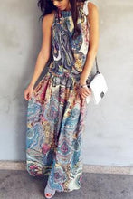 Load image into Gallery viewer, Halter Strapless Floral Bohemia Long Dress