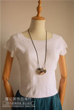 Load image into Gallery viewer, Korean Version of The Simple Irregular Geometric Hanging Brand Long Necklace Wool Chain