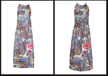 Load image into Gallery viewer, Halter Strapless Floral Bohemia Long Dress
