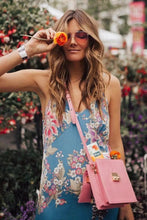 Load image into Gallery viewer, Vacation Style Flower Print Beach Sling Dress