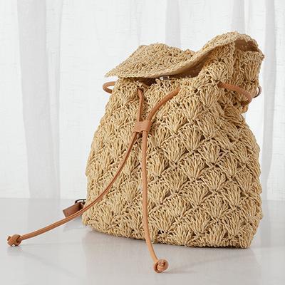 Women Simple Woven Beach Bag