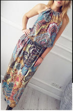Load image into Gallery viewer, Halter Strapless Floral Bohemia Long Dress