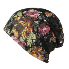 Load image into Gallery viewer, Boho Lace Floral Double-layer Casual Outdoor Hat