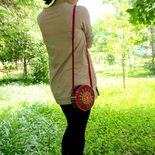 Load image into Gallery viewer, Tibet national wind sunflower Bags canvas Bags single shoulder Bags