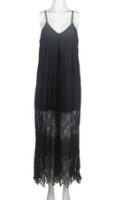 Load image into Gallery viewer, Summer Lace V-Neck Stitching Sling Sexy Backless Beach Dress